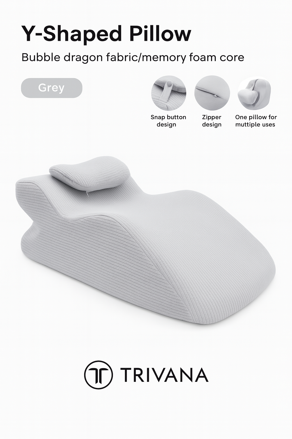 Ergonomic Memory Foam Support Cushion– Comfort for Every Position