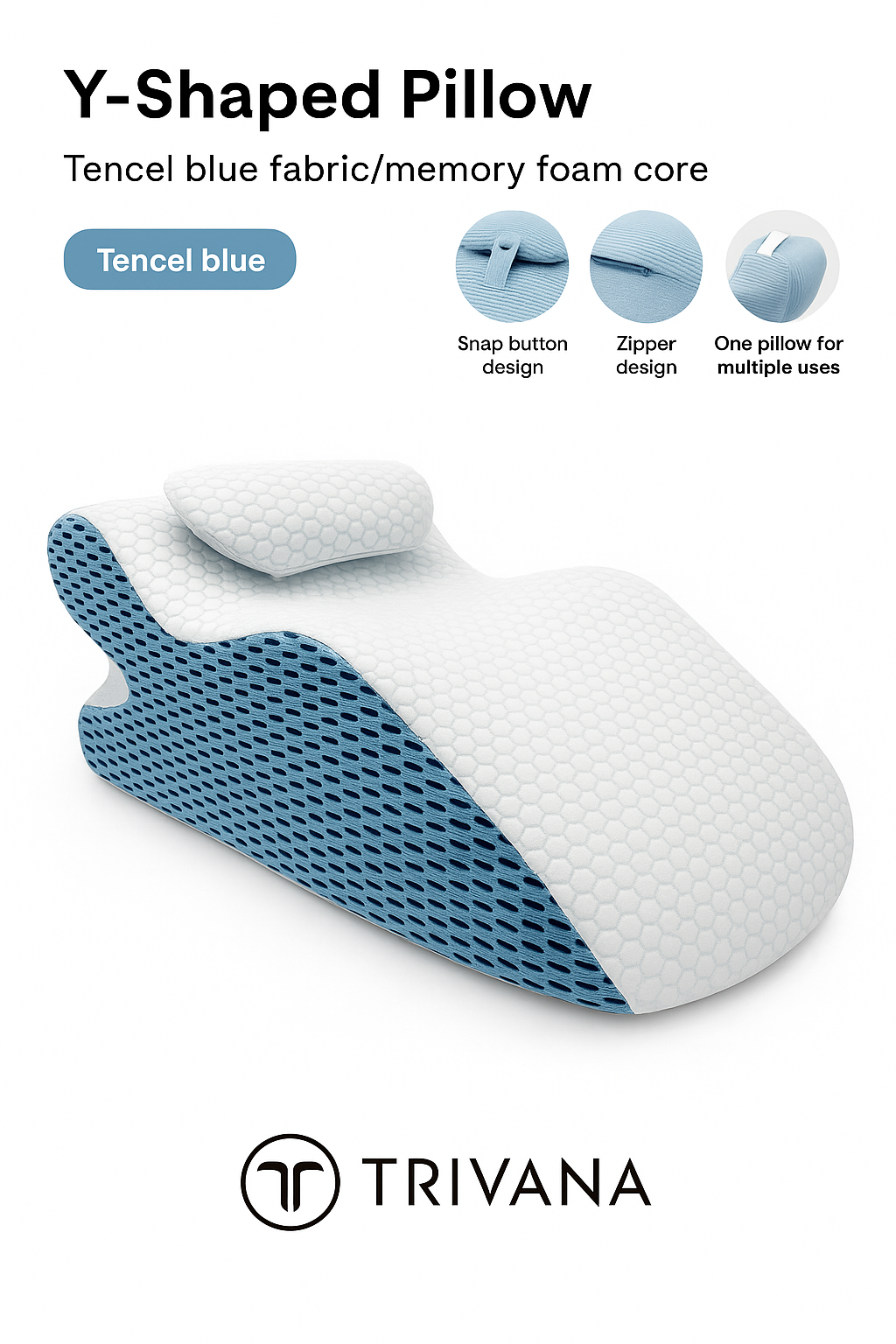 Ergonomic Memory Foam Support Cushion– Comfort for Every Position